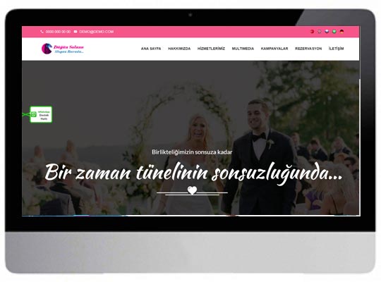 Düğün Salonu  Web Sitesi
