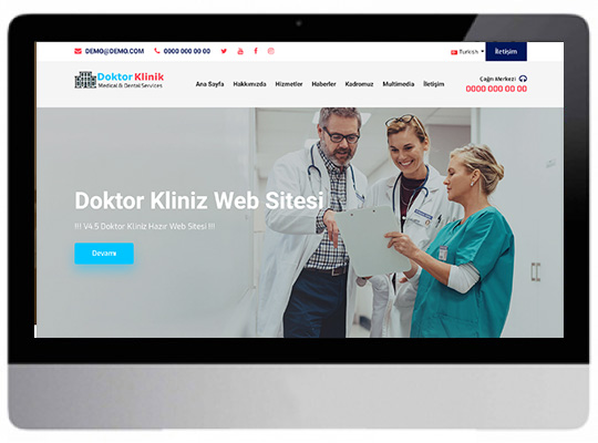 Doktor / Klinik  Web Sitesi