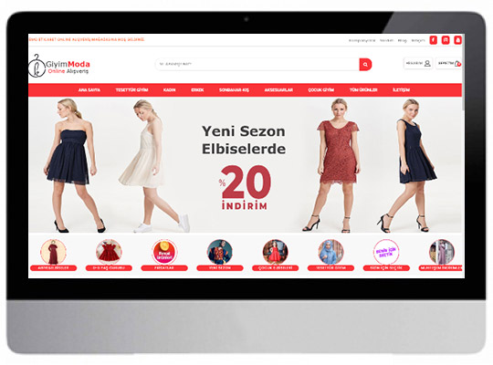 E-Ticaret Giyim Moda Web Sitesi