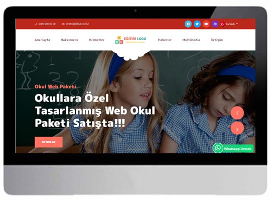 Eğitim - Okul Web Sitesi