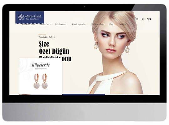 Takı Mücevherat E-Ticaret Web Sitesi